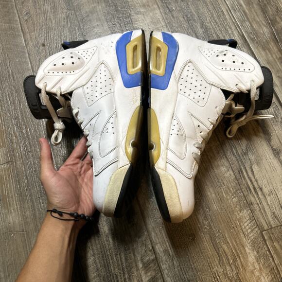 Air Jordan 6 Retro 2014 'Sport Blue Pack' 384664-107 Men's Size 12 - Picture 4 of 9